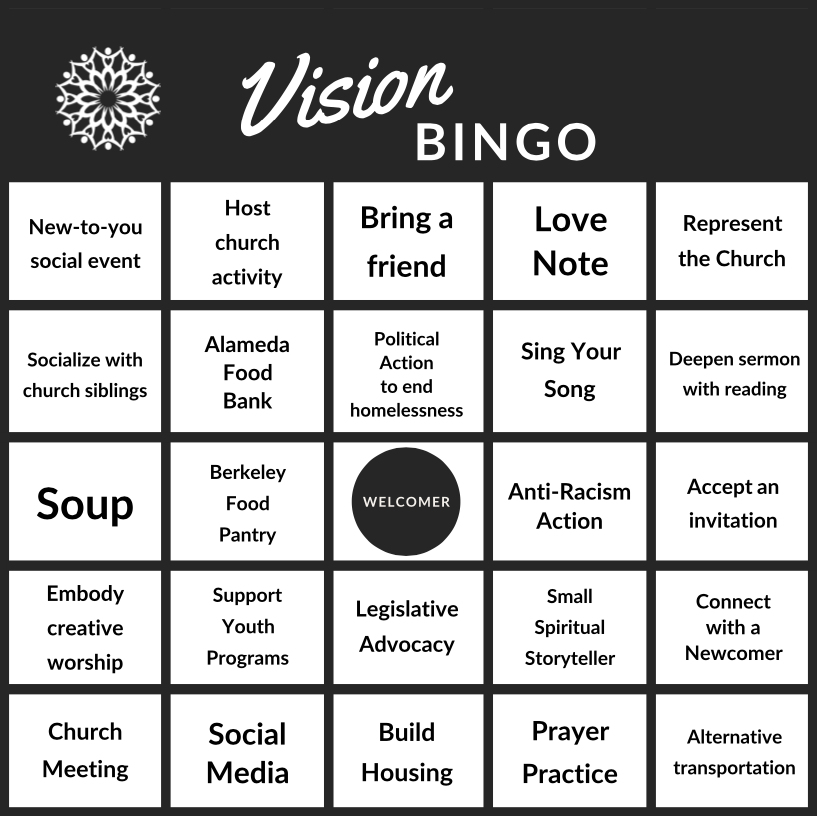 Bingo Cards First Church Berkeley UCC Bingo Cards First Church Berkeley UCC